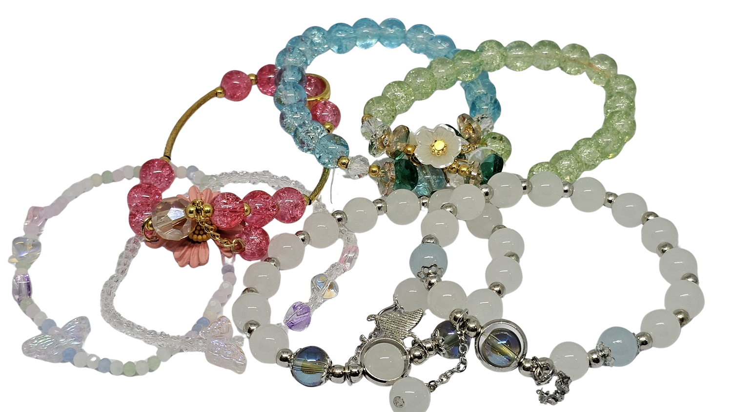 WhimsyWoven Forest Butterfly Bracelet