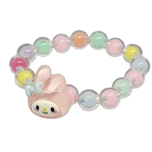 Rainbow Whispers – Handmade Beaded Bracelet, Nature-Inspired Jewelry Gift (Animal Edition) (Melody)