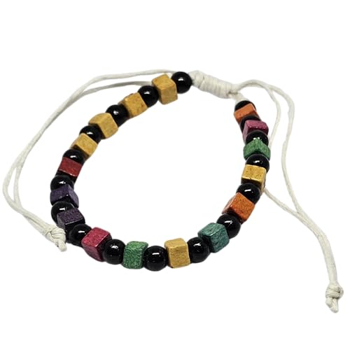 WhimsyWoven Signature Cord Bracelet Series – Handwoven Texture & Artisan Beads (Mix Colors)