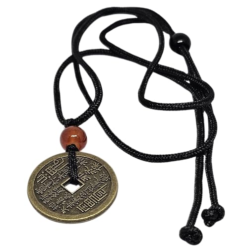 WhimsyWoven Oriental Ethnic Necklace Series – Handcrafted Symbolic Accessories (Coin)