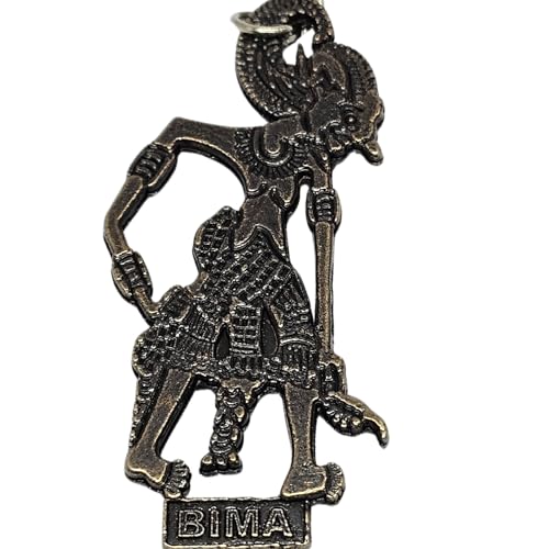 WhimsyWoven Indonesian Wayang Keychain – Wayang Edition (Arjuna)