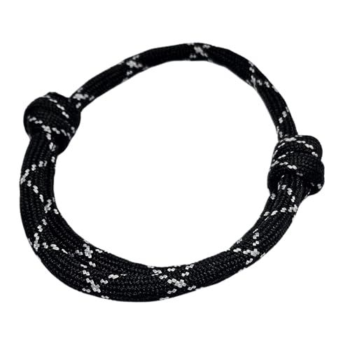 WhimsyWoven Paracord Bracelet Series – Tactical-Inspired Everyday Accessory (Paracord with Black-White Cross Pattern)