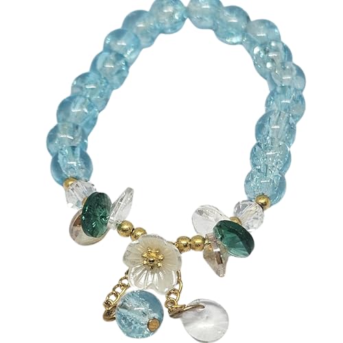 WhimsyWoven Forest Butterfly Bracelet – Nature-Inspired Minimalist Accessory (D-Lake Blue)