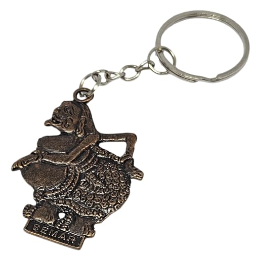 WhimsyWoven Indonesian Wayang Keychain – Wayang Edition (Semar)