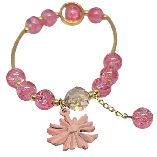 WhimsyWoven Forest Butterfly Bracelet – Nature-Inspired Minimalist Accessory (C-Bright Red)