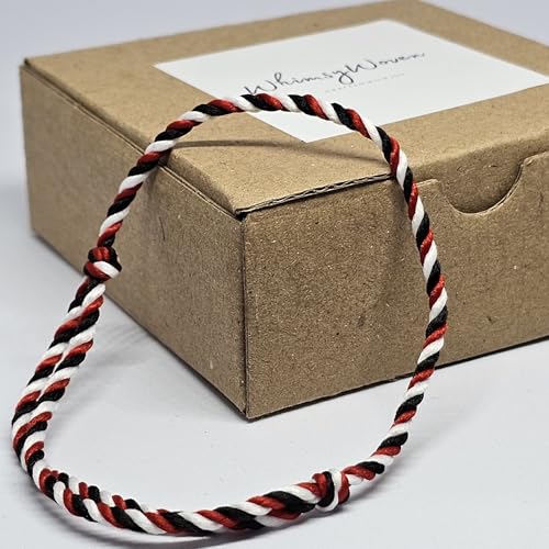 WhimsyWoven Bali Tridatu Waterproof Bracelet Series – Symbolic Handwoven Accessory (Tridatu Simple 2mm)