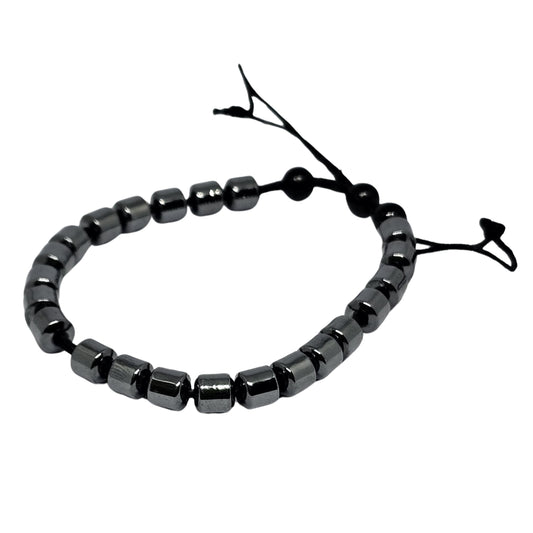 WhimsyWoven Signature Cord Bracelet Series – Handwoven Texture & Artisan Beads (Blustin)