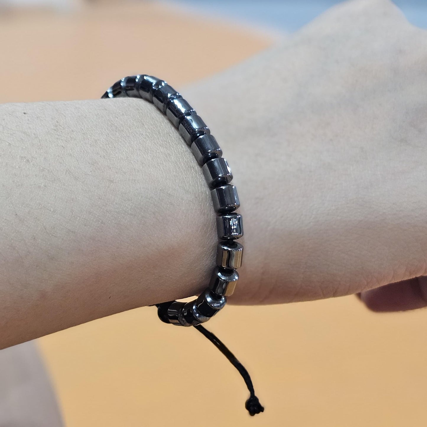 WhimsyWoven Signature Cord Bracelet Series – Handwoven Texture & Artisan Beads (Blustin)