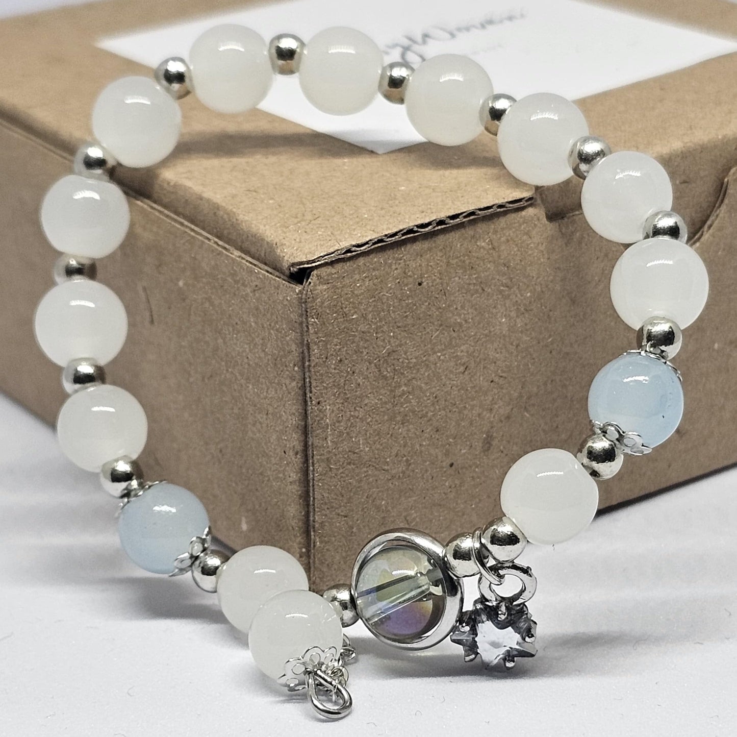 WhimsyWoven Forest Butterfly Bracelet – Nature-Inspired Minimalist Accessory (Star)