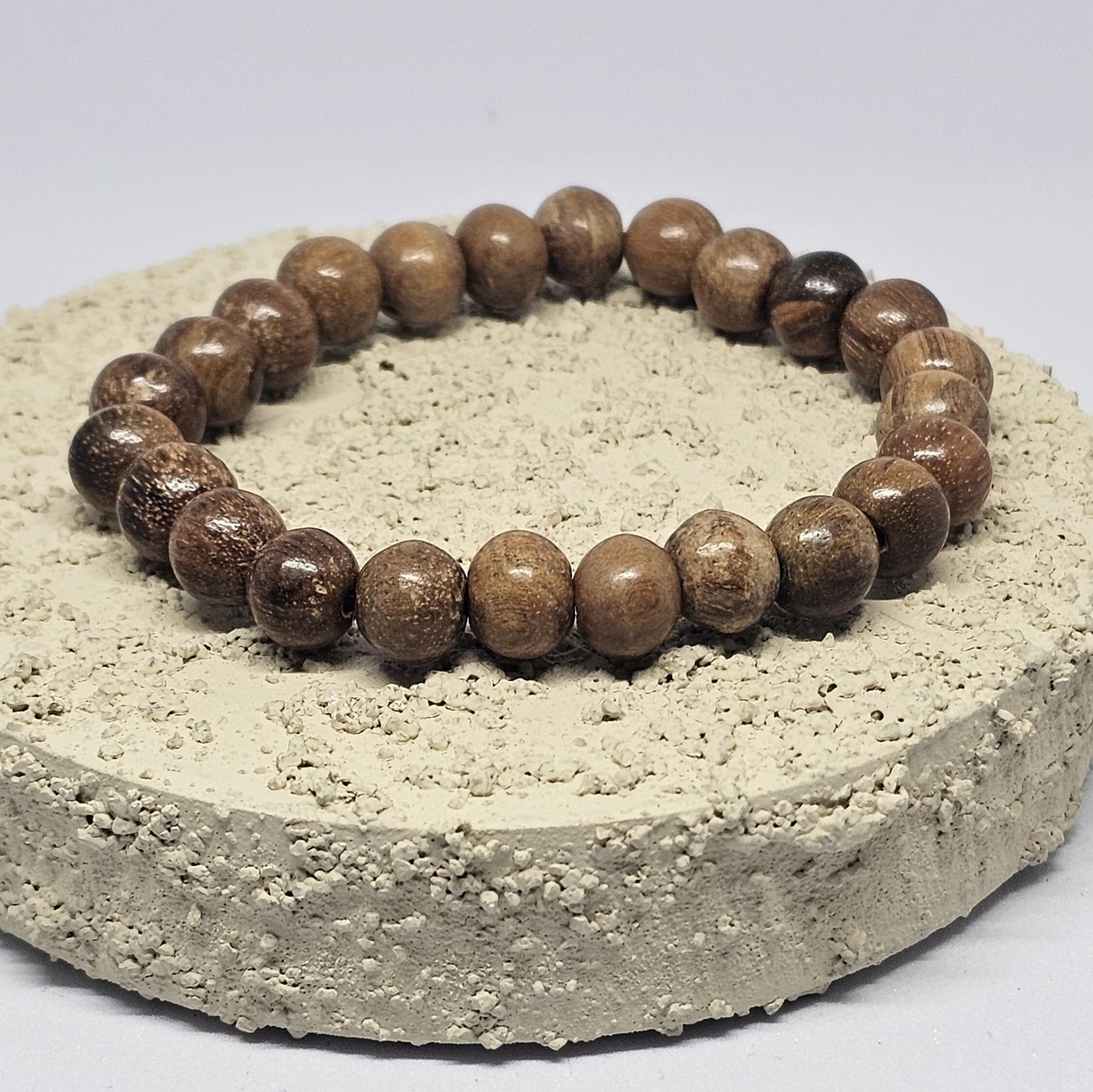 WhimsyWoven Kalimantan Agarwood Bracelet – Vintage Wooden Beads Unisex Natural Style