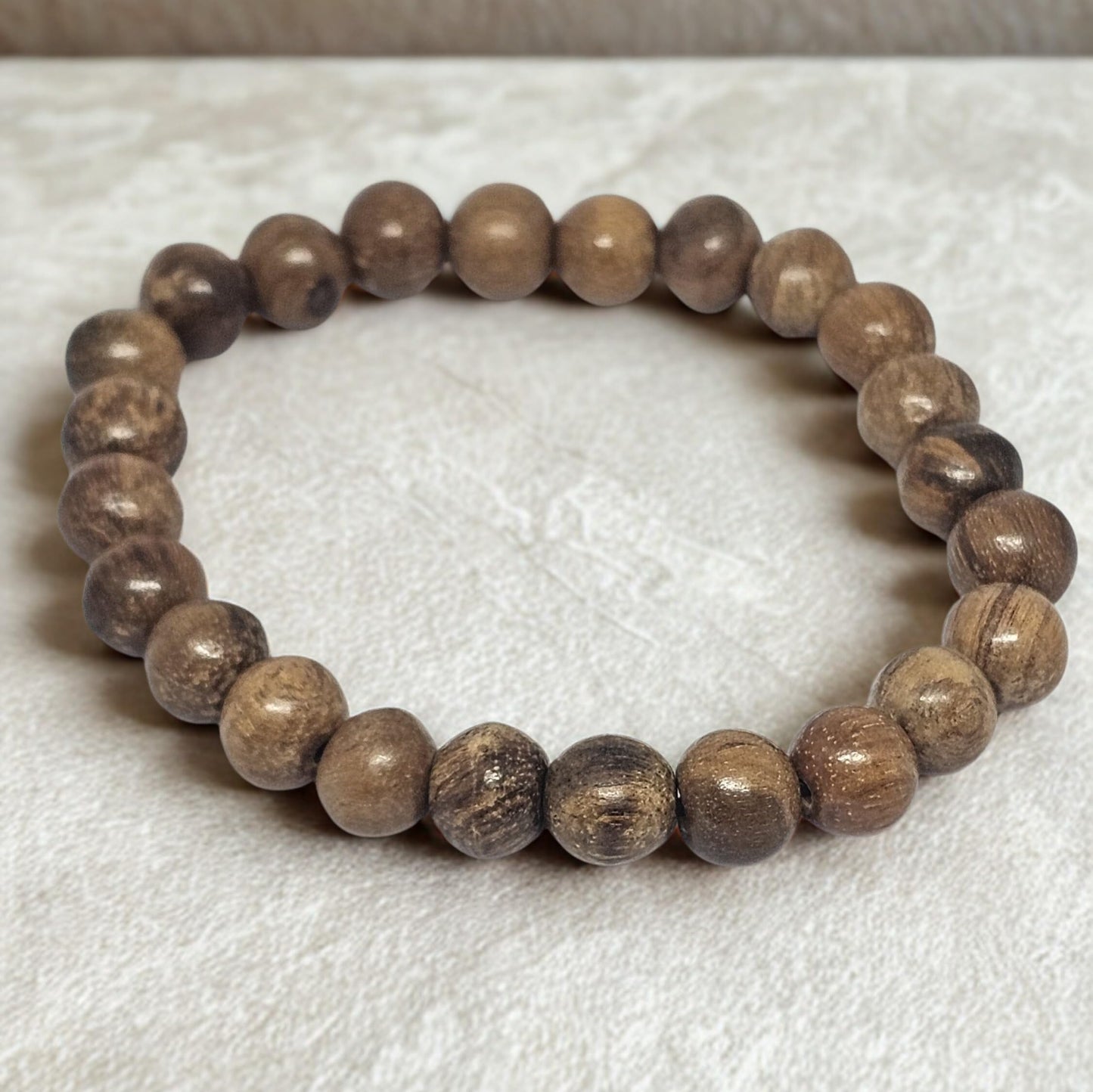 WhimsyWoven Kalimantan Agarwood Bracelet – Vintage Wooden Beads Unisex Natural Style