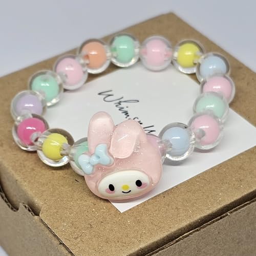 Rainbow Whispers – Handmade Beaded Bracelet, Nature-Inspired Jewelry Gift (Animal Edition) (Melody)