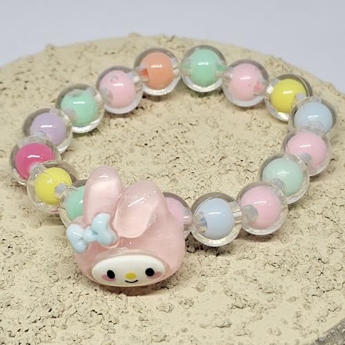 Rainbow Whispers – Handmade Beaded Bracelet, Nature-Inspired Jewelry Gift (Animal Edition) (Melody)