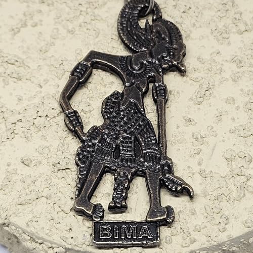 WhimsyWoven Indonesian Wayang Keychain – Wayang Edition (Bima)