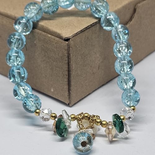 WhimsyWoven Forest Butterfly Bracelet – Nature-Inspired Minimalist Accessory (D-Lake Blue)