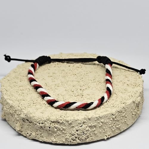 WhimsyWoven Bali Tridatu Waterproof Bracelet Series – Symbolic Handwoven Accessory (Tridatu Cord 3.5mm)