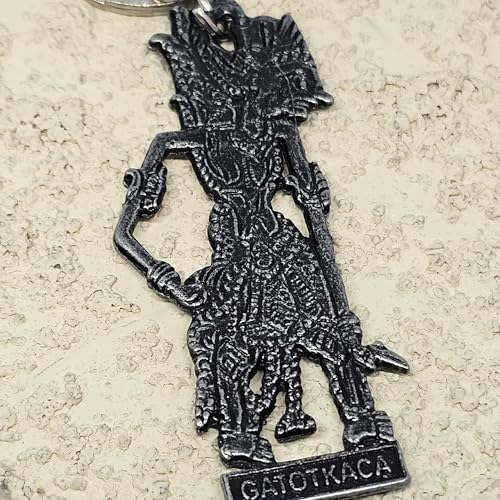 WhimsyWoven Indonesian Wayang Keychain – Wayang Edition (Gatot Kaca)