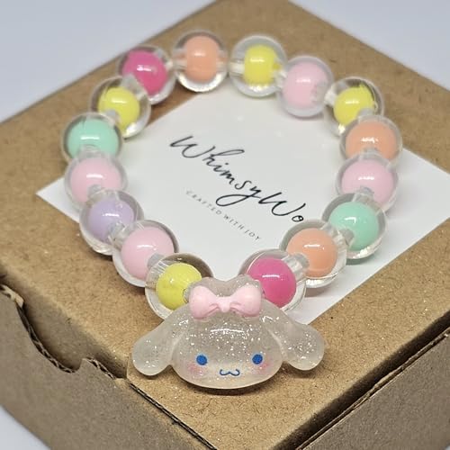 Rainbow Whispers – Handmade Beaded Bracelet, Nature-Inspired Jewelry Gift (Animal Edition) (Cinnamoroll)