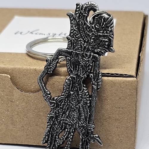 WhimsyWoven Indonesian Wayang Keychain – Wayang Edition (Gatot Kaca)