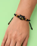 WhimsyWoven Vintage Cat Bracelet – Charm Editions (Unisex) (Yellow-kucing)