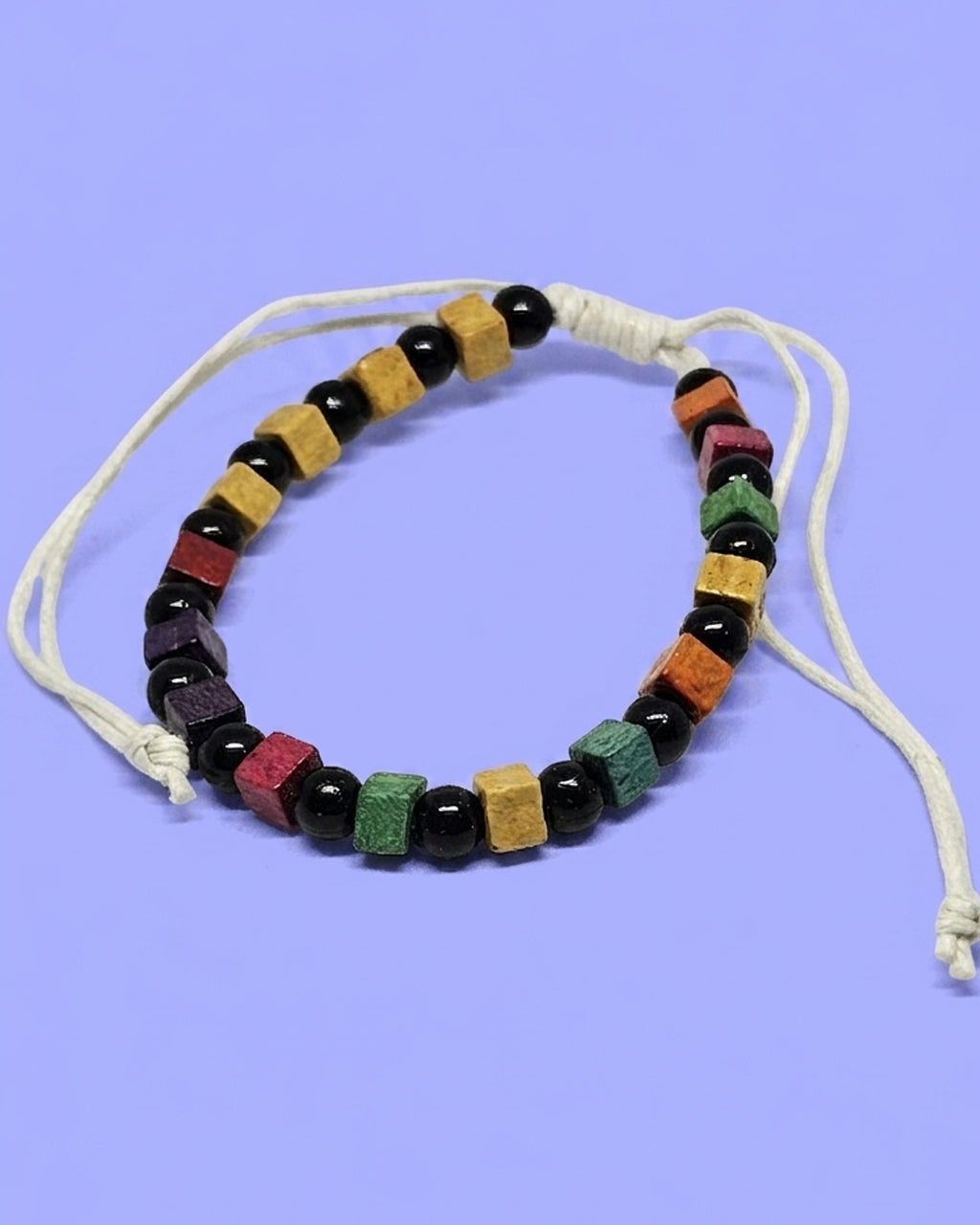 WhimsyWoven Signature Cord Bracelet Series – Handwoven Texture & Artisan Beads (Mix Colors)