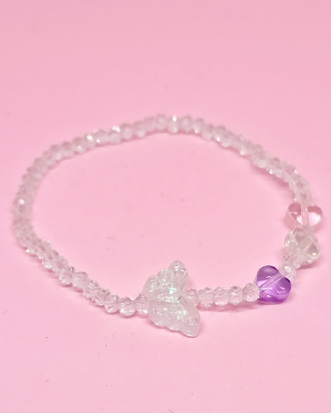 WhimsyWoven Forest Butterfly Bracelet – Nature-Inspired Minimalist Accessory (B-White)