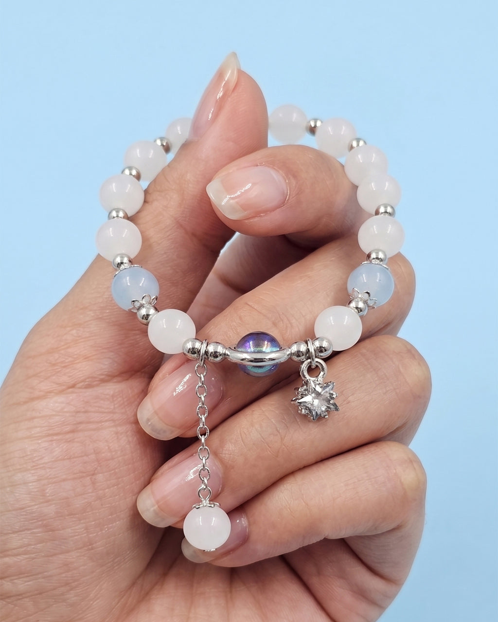WhimsyWoven Forest Butterfly Bracelet – Nature-Inspired Minimalist Accessory (Star)