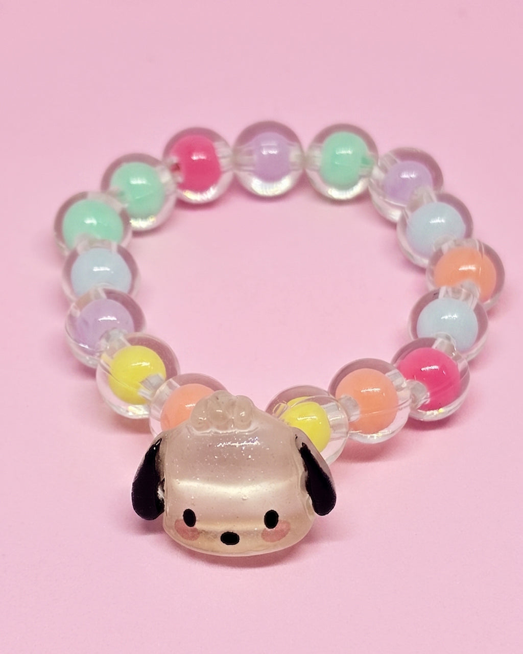 Rainbow Whispers – Handmade Beaded Bracelet, Nature-Inspired Jewelry Gift (Animal Edition) (Patchadog)