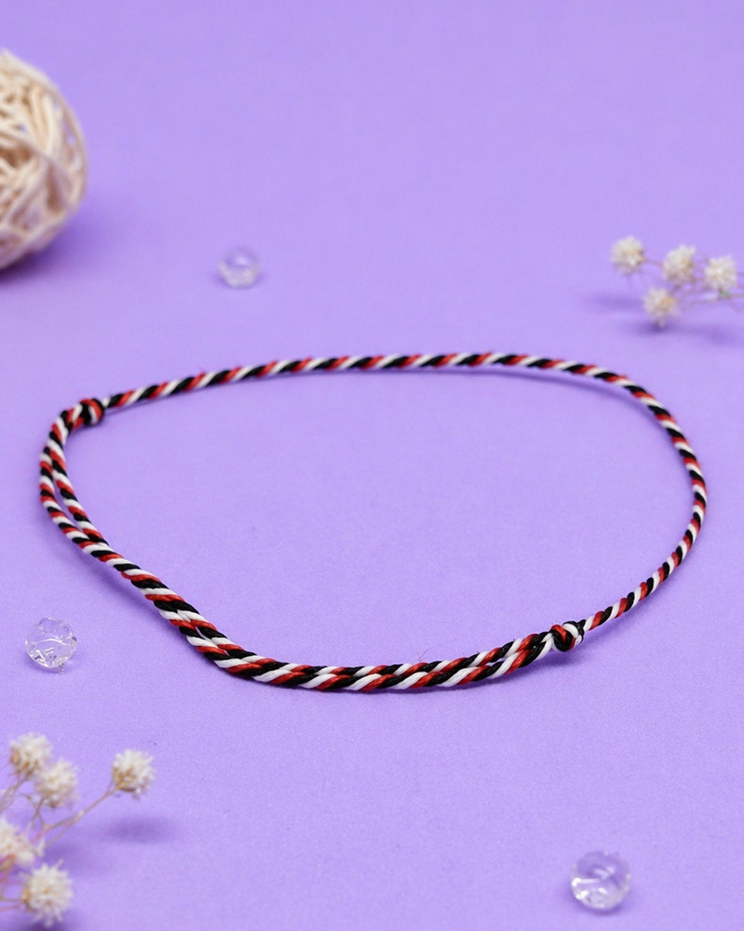 WhimsyWoven Bali Tridatu Waterproof Bracelet Series – Symbolic Handwoven Accessory (Tridatu Simple 1mm)