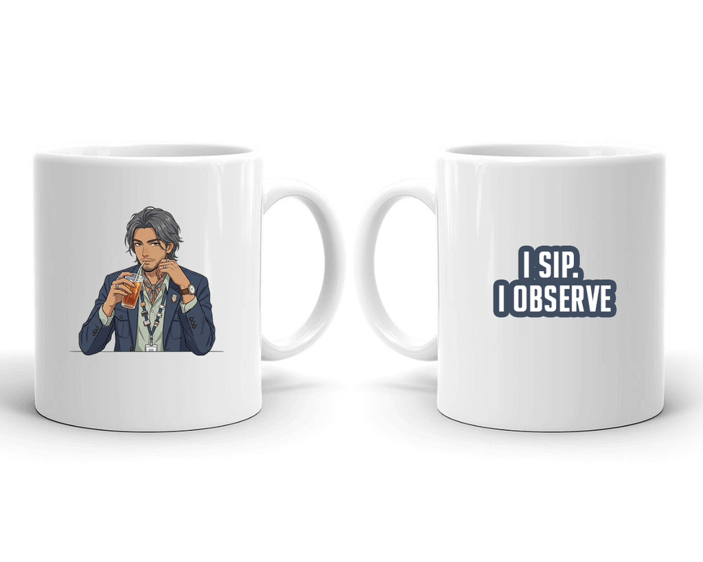 Sarcastic Mug – I Sip I Observe | WhimsyWoven