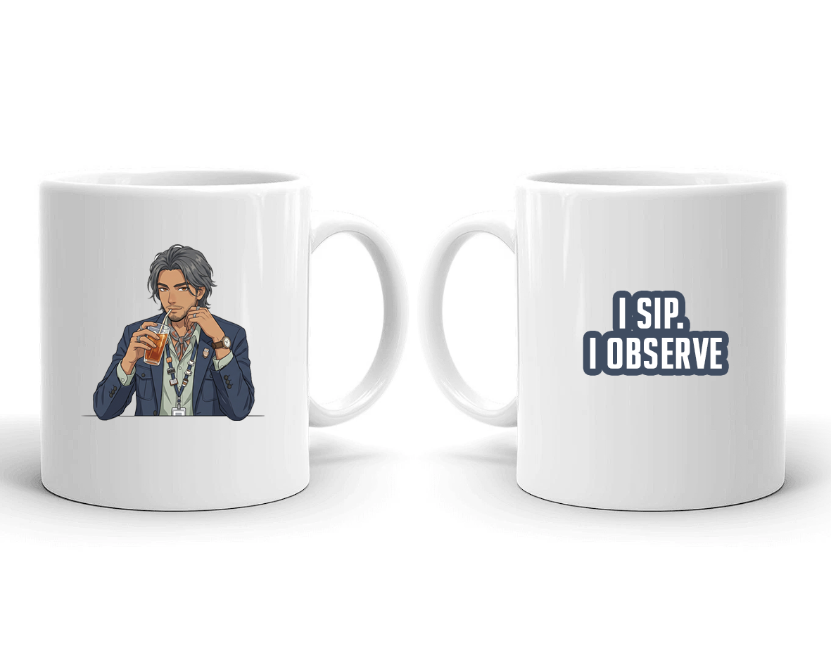 Sarcastic Mug – I Sip I Observe | WhimsyWoven