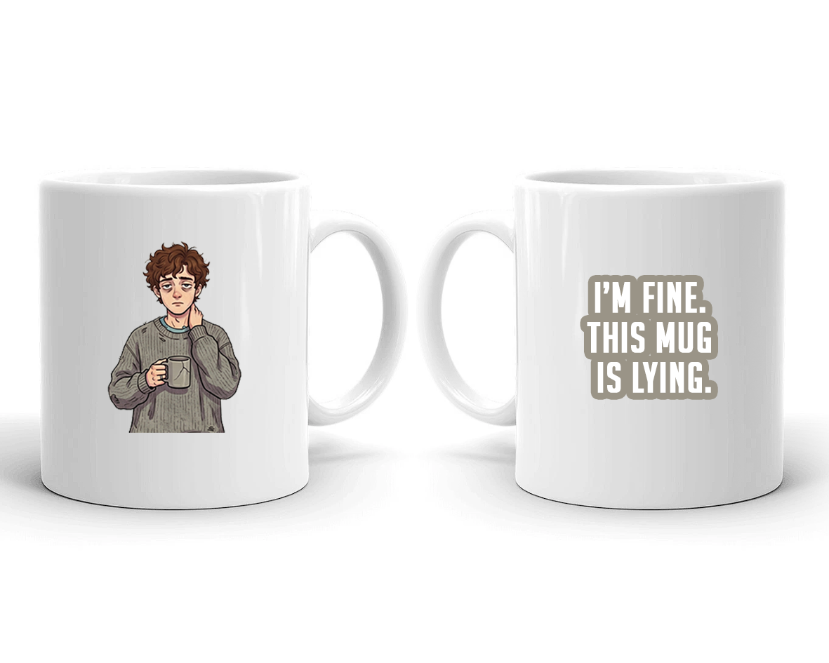 Sarcastic Mug – This Mug Is Lying | WhimsyWoven