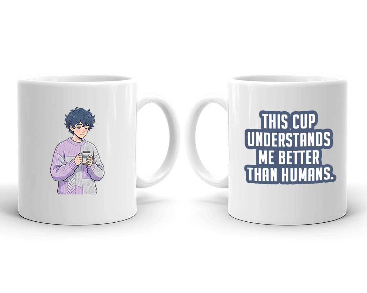 Sarcastic Mug – This Cup Understands Me Better | WhimsyWoven