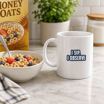 Sarcastic Mug – I Sip I Observe | WhimsyWoven