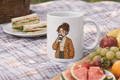 Sarcastic Mug – Caffeine Because People Exist | WhimsyWoven