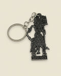 WhimsyWoven Indonesian Wayang Keychain – Wayang Edition (Gatot Kaca)